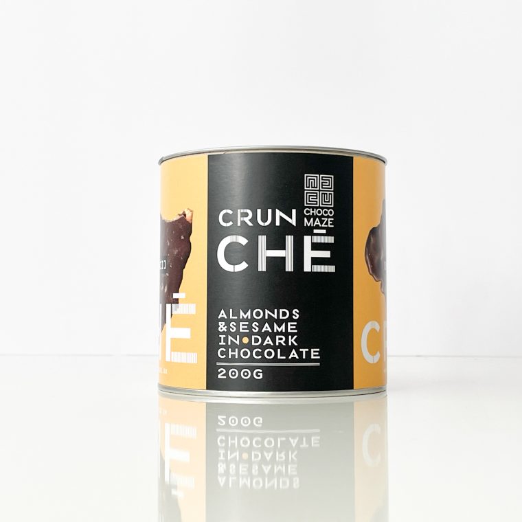 CrunCHÉ mandula és szezámmag étcsokoládéban, 200g