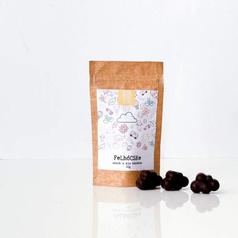 Felhőcske – étcsokoládé, 30g